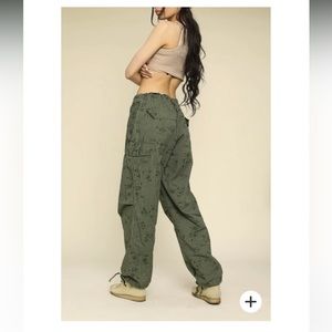 Camo Drawstring Pants